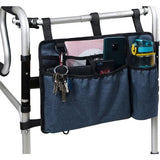 Walker Accessories for Seniors - Folding Walker Bag with Cup Holder, Storage Basket, and Organizer Pouch, Blue In Australia - Darrahopens