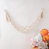 Stuffed Animal Net or Hammock Wall Hanging Net for Stuffed Animal Storage Toy Display Plush Toy Holder Soft Toy Organizer for Nursery Baby Bedroom Playroom