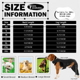 Dog Rear Leg Sleeve for Right Left Leg, Adjustable Pet Prevent Licking Wound Elbow Protector, Rear Leg Sleeve Anti Licking for Dogs Back Legs for Sprain Arthritis Joint Care Black, S