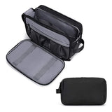 Toiletry Bag for Men, Travel Toiletry Organizer Dopp Kit Water-resistant Shaving Bag for Toiletries Accessories, Door Room Essentials, Black In Australia - Darrahopens