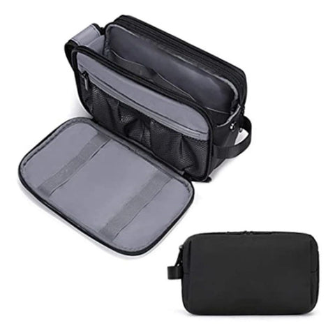 Toiletry Bag for Men, Travel Toiletry Organizer Dopp Kit Water-resistant Shaving Bag for Toiletries Accessories, Door Room Essentials, Black In Australia - Darrahopens
