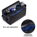 Toiletry Bag for Men, Travel Toiletry Organizer Dopp Kit Water-resistant Shaving Bag for Toiletries Accessories, Door Room Essentials, Black In Australia - Darrahopens