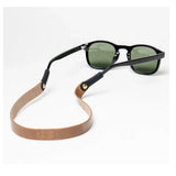 Leather Glasses Strap Handmade Leather Sunglasses Eyeglasses Holders Around Neck Gifts for Women Men（brown,Only glasses strap) In Australia - Darrahopens