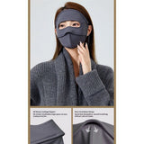 Anti-UV Face Cover with Protective & Breathable Open Washable Reusable, Face Mask Breathable Sunscreen Sports Face Covering In Australia - Darrahopens