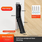 2 Pack Foldable Kickdown Door Stopper Heavy Duty Tall Door Stop Kick Down Holder for Bottom of Door, Wall Protector for Gaps, No Bending Operation In Australia - Darrahopens