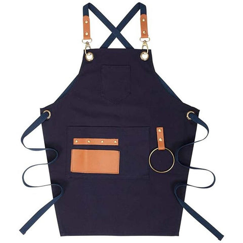 Heavy Duty Work Apron for Kid Boys with Pockets and Adjustable Cross-back Straps, For Cooking Painting Gardener Canvas Apron In Australia - Darrahopens