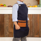 Heavy Duty Work Apron for Kid Boys with Pockets and Adjustable Cross-back Straps, For Cooking Painting Gardener Canvas Apron In Australia - Darrahopens
