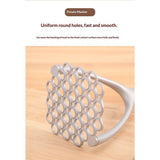 Potato Masher with Wooden Handle, Manual Potato Press for Kitchen Tool, Aluminum Alloy Potato Ricer For Fluffy Mashed Potato In Australia - Darrahopens