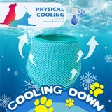 Dog Cooling Bandana - 2 Pack Instant Cooling Dog Bandanas, Chill Out Pet Cool Scarf Summer Essentials Ice Neck Cooler Wrap, Prevent Sunstroke for Small Medium Large Dogs (M) In Australia - Darrahopens