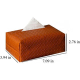 Tissue Box Cover Rectangle, Modern Tissue Box Holder for Bathroom NightStands Livingroom, Decorative Tissue Holder for Tissue Box (only box)