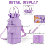 Water Bottle Holder with Strap, Water Bottle Carrier Bag for 40 oz Tumbler with Handle, Insulated Water Bottle Sling Bag with Phone Pouch, Water Bottle Purse Accessories（only bag） In Australia - Darrahopens