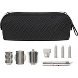 Hair Tools Travel Bag, Quilted Case Organizer Bag, Gift for Women Hair Accessories Storage Bag, Travel Hairdryer Portable Bag for Women, Black