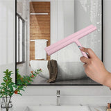 Silicone Squeegee for Glass Doors Window Squeegee for Walls, Sink, Mirror, Bathroom, Car Window Cleaning - Pink In Australia - Darrahopens