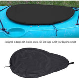 Kayak Cockpit Cover 420D Oxford Adjustable Canoe Dust-Proof and Waterproof Seat Cover, Universal Ocean Indoor Outdoor Travel Keep Hatch Hole Clean Transport In Australia - Darrahopens