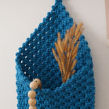 Mail Organizer Wall Mounted, Hanging Woven Basket for Boho Home Office Decor, Over the Door Key and Mail Letter Envelope Holder for Entryway Hallway In Australia - Darrahopens