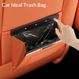 Leather Car Trash Can with Magnetic Closure,Leak-Proof, Odor-Lock Car Trash Bin for Any Cars, Sedans, SUVs, Trucks（Only trash cans） In Australia - Darrahopens