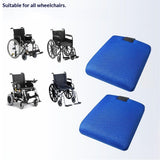Wheelchair Foot-Rest Pads Cover, 1 Pair Elderly Wheelchair Footrest Cover, Non-Slip Footplate Protector Pad, Soft Leg Rest Cushion