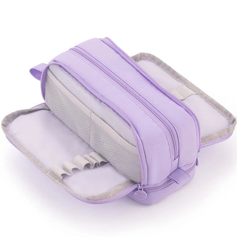 Pencil Case, Large Capacity Pencil Case Organizer; Big Pencil Pouch for College School Office Teen Boy Men Adult (lavender) In Australia - Darrahopens