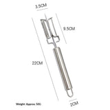 Standard 8.66 Inch Vegetable Peeler, 1 Dishwashable Hand Peeler - Serrated Blade, Ergonomic Handle, Stainless Steel, For Zucchini, Carrot, Or, More In Australia - Darrahopens
