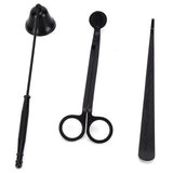 3 in 1 Candle Tools Set, Candle Wick Trimmer, Candle Cutter, Candle Snuffer, Candle Wick Dipper Accessory Set - Black In Australia - Darrahopens