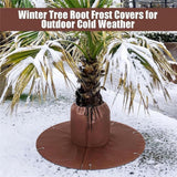 Winter Protection for Palm Trees Root - Palm Root Protection Bag, Thermal Plant Cover Protector with Drawstring for Plants and Trees, Reusable（brown） In Australia - Darrahopens