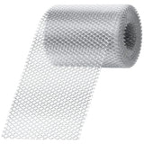 Gutter Guard Mesh 5 Inch x 19.68 Feet Aluminum Gutter Guard from Leaves Gutter Covers Screen Leaf Gutter Guard Protection for DIY Cutting Leaf Rain Gutter Guards, Silver In Australia - Darrahopens
