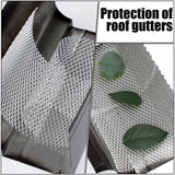 Gutter Guard Mesh 5 Inch x 19.68 Feet Aluminum Gutter Guard from Leaves Gutter Covers Screen Leaf Gutter Guard Protection for DIY Cutting Leaf Rain Gutter Guards, Silver In Australia - Darrahopens