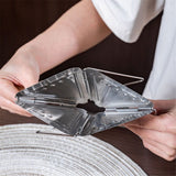 Stainless Steel Pour-Over Collapsible Coffee Drip, Durable, Portable, Easily Foldable, for Office Travel Picnic Camping In Australia - Darrahopens