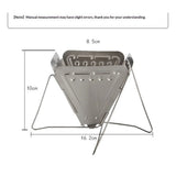 Stainless Steel Pour-Over Collapsible Coffee Drip, Durable, Portable, Easily Foldable, for Office Travel Picnic Camping