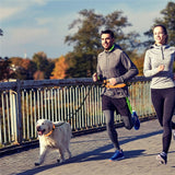 Hands Free Dog Leash with Zipper Pouch, Wide Padded Waist Dog Running Leash for Medium and Large Dogs, Retractable Bungee for Walking Jogging Training Hiking In Australia - Darrahopens