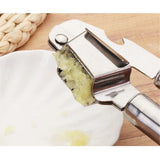 Barrell Handle Garlic Press,Stainless steel manual garlic press, home use garlic crushing tool, new kitchen garlic paste tool