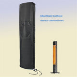 Patio Heater Covers, Waterproof Outdoor Heater Cover with Zipper Heavy Duty Electric Heater Storage Cover for Patio Outside Home Use (10.2" x 12.6" x 41")