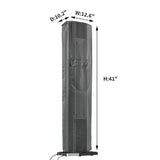 Patio Heater Covers, Waterproof Outdoor Heater Cover with Zipper Heavy Duty Electric Heater Storage Cover for Patio Outside Home Use (10.2" x 12.6" x 41")