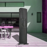 Patio Heater Covers, Waterproof Outdoor Heater Cover with Zipper Heavy Duty Electric Heater Storage Cover for Patio Outside Home Use (10.2" x 12.6" x 41")