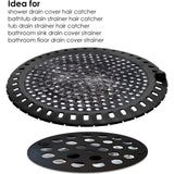 2 pack Oversized Drain Strainer for Bathtub, Shower, Sink, Kitchen, Washbasin, Stainless Steel Hair Catcher, Clog-Free Drain Protector, Easy to Install In Australia - Darrahopens