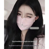 UV Face Mask for Women Sun Protection Face Cover Breathable Face Covering Outdoor Cycling Hiking（pink）