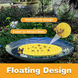 3-Pack Bee Watering Station, Butterfly Watering Station, Garden Decor, Beekeeping Supplies - Circular Yellow In Australia - Darrahopens