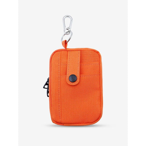 Wallet – Slim Travel Wallet – Secure Passport, Cards & Cash – Lightweight, Oxford cloth– Zipper Closure – Unisex Design(tangerine orange)