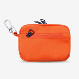 Wallet – Slim Travel Wallet – Secure Passport, Cards & Cash – Lightweight, Oxford cloth– Zipper Closure – Unisex Design(tangerine orange)