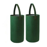 2 pack Hanging Aeration Planter for Hot Peppers, Strawberries and Herbs for Growing Strawberry, Tomato, Pepper,Cucumber,Herbs,Lettuce (only bags） In Australia - Darrahopens