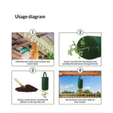 2 pack Hanging Aeration Planter for Hot Peppers, Strawberries and Herbs for Growing Strawberry, Tomato, Pepper,Cucumber,Herbs,Lettuce (only bags） In Australia - Darrahopens