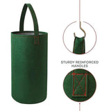 2 pack Hanging Aeration Planter for Hot Peppers, Strawberries and Herbs for Growing Strawberry, Tomato, Pepper,Cucumber,Herbs,Lettuce (only bags）