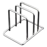 Small Size Stainless Steel Wire Cutting Board Holder, Cutting Board Rack Organizer Kitchen, Wire Chopping Board Stand Cutting Board Storage Rack Organizer