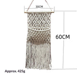 Organizer Wall Mounted, Hanging Woven Basket for Home Office Decor, the Door Key and Mail Letter Envelope Holder for Entryway Hallway