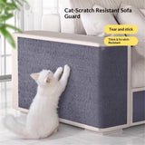 Couch Cat Scratch Protector 30*100cm Cat Scratcher Wall Climbing from Cat Claws for DlY Tower Post Cat Tree (Grey)
