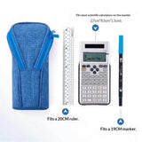 Pencil Case Pouch, Standing Pen Pouch Bag, Foldable Stand up Pencil Holder Organizer, Small Portable Pencil Box for School Office Supplies