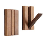 Foldable Wall Hooks 2Pack: Rustic Wooden Coat Hooks Mounted for Heavy Duty Hanging Hats Bags Beach Towels, Space Saving Minimalist Design for Aesthetic Homeowner In Australia - Darrahopens