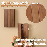 Foldable Wall Hooks 2Pack: Rustic Wooden Coat Hooks Mounted for Heavy Duty Hanging Hats Bags Beach Towels, Space Saving Minimalist Design for Aesthetic Homeowner In Australia - Darrahopens