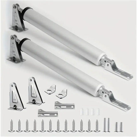 2 pack Silver Screen Door Closers, Storm Door Closer Medium Duty Screen Pneumatic Closer,Screen Security Doors Storm Door Smooth Door Closer In Australia - Darrahopens