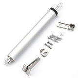 2 pack Silver Screen Door Closers, Storm Door Closer Medium Duty Screen Pneumatic Closer,Screen Security Doors Storm Door Smooth Door Closer